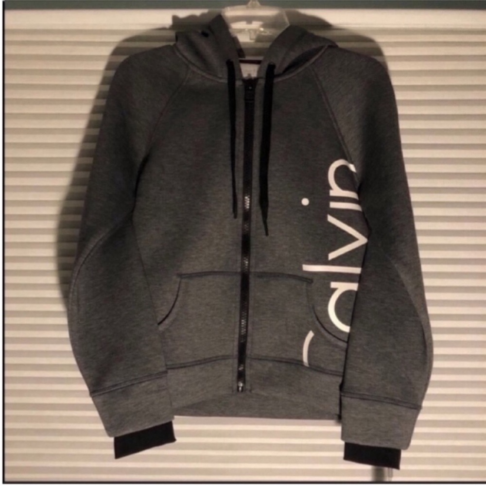 Calvin Klein Performance Athletic Hoodie Heathered Grey